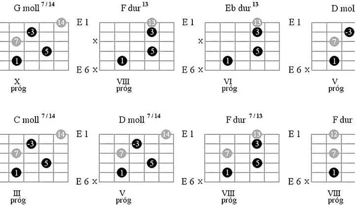 Podstawy teorii muzyki dla gitarzystów - nauka nut i akordów