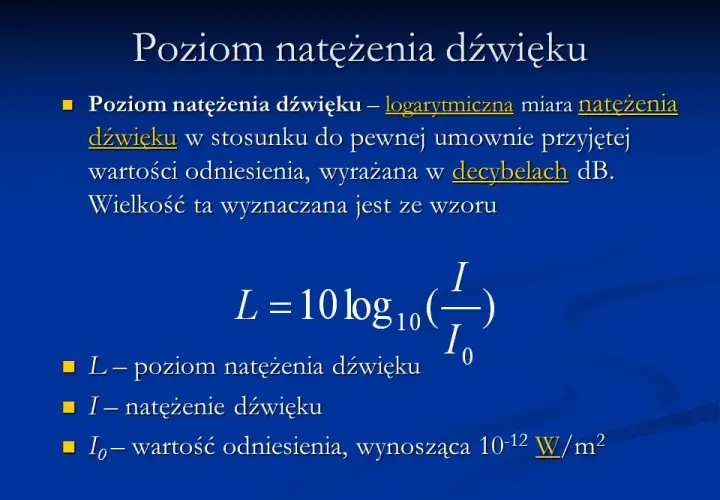 Natężenie dźwięku: wzór, obliczenia i zastosowania praktyczne
