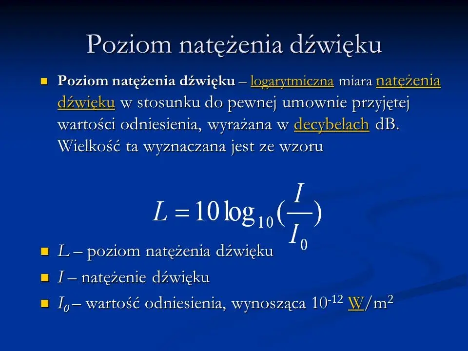 Natężenie dźwięku: wzór, obliczenia i zastosowania praktyczne