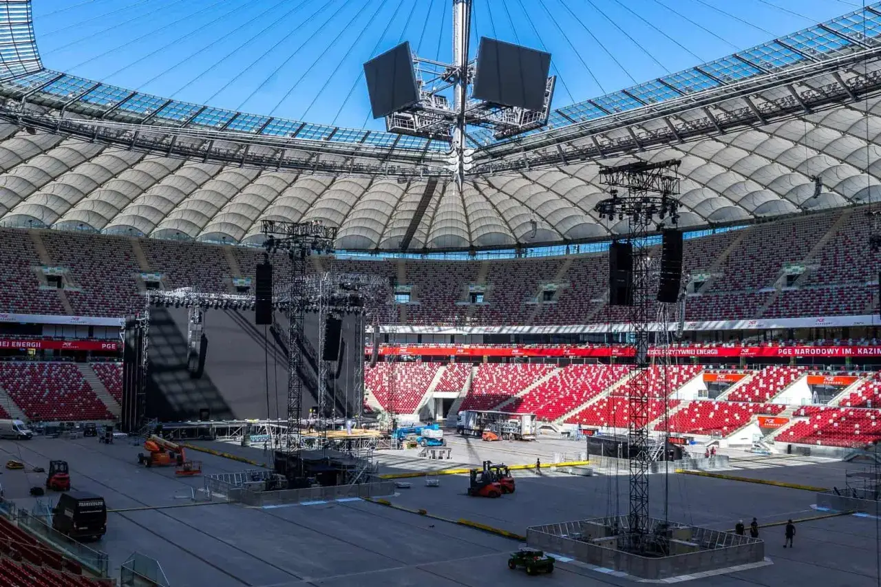 Stadion przygotowywany do wielkich wydarzeń. Już wkrótce sanah koncerty 2026 rozgrzeją publiczność na Narodowym!