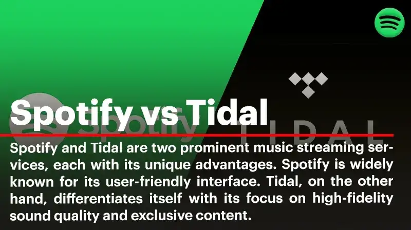 Zdjęcie Tidal czy Spotify - najważniejsze różnice i porównanie kluczowych funkcji